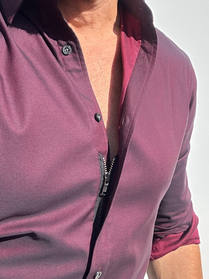 The After-Dark Twill - Oxblood Twill