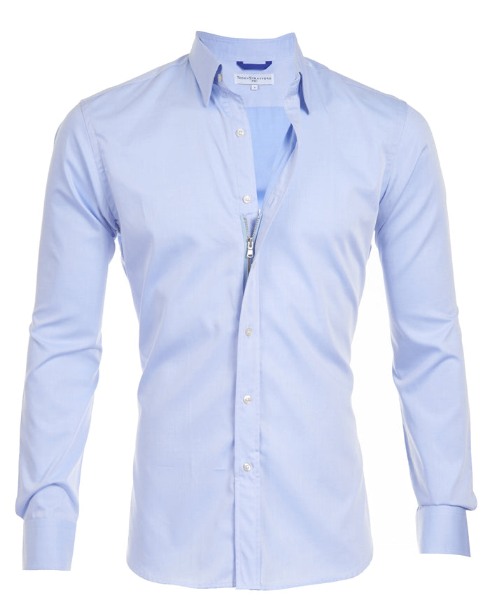 The Gabardine Dress Twill - Light Blue Gabardine