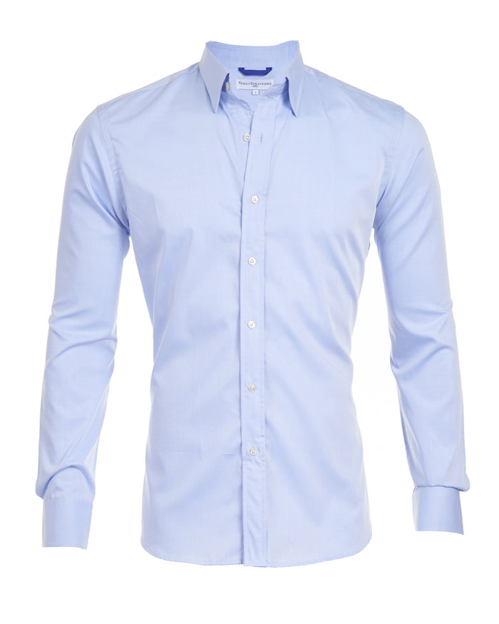 The Gabardine Dress Twill - Light Blue Gabardine
