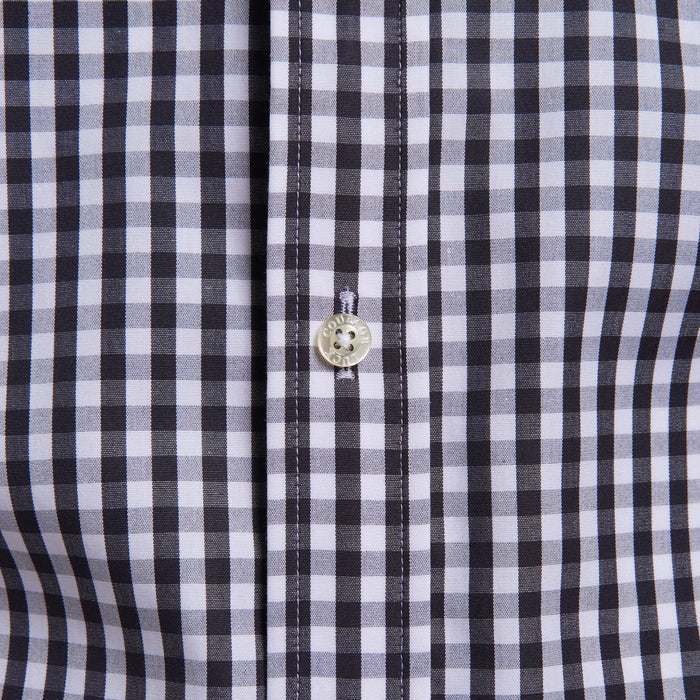 The Gingham Poplin - Black Gingham Poplin