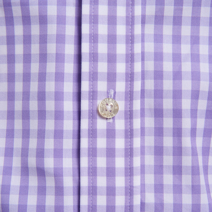 The Gingham Poplin - Lavender Gingham Poplin