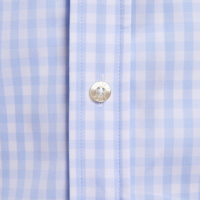 The Gingham Poplin - Light Blue Gingham Poplin