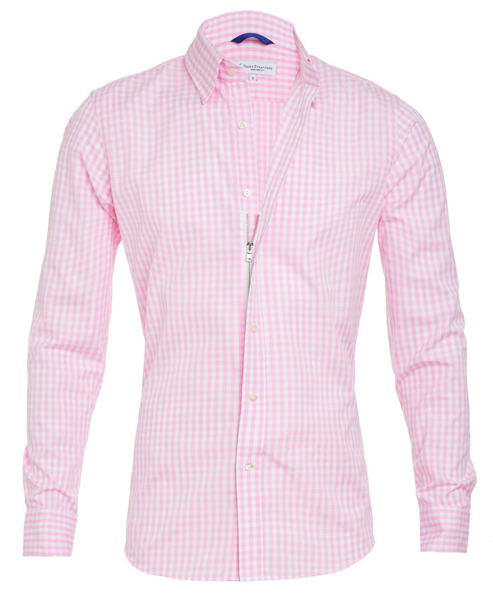 The Gingham Poplin - Pink Gingham Poplin