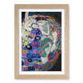 A4 (21 x 29.7cm) / Natural Oak Frame / White Border