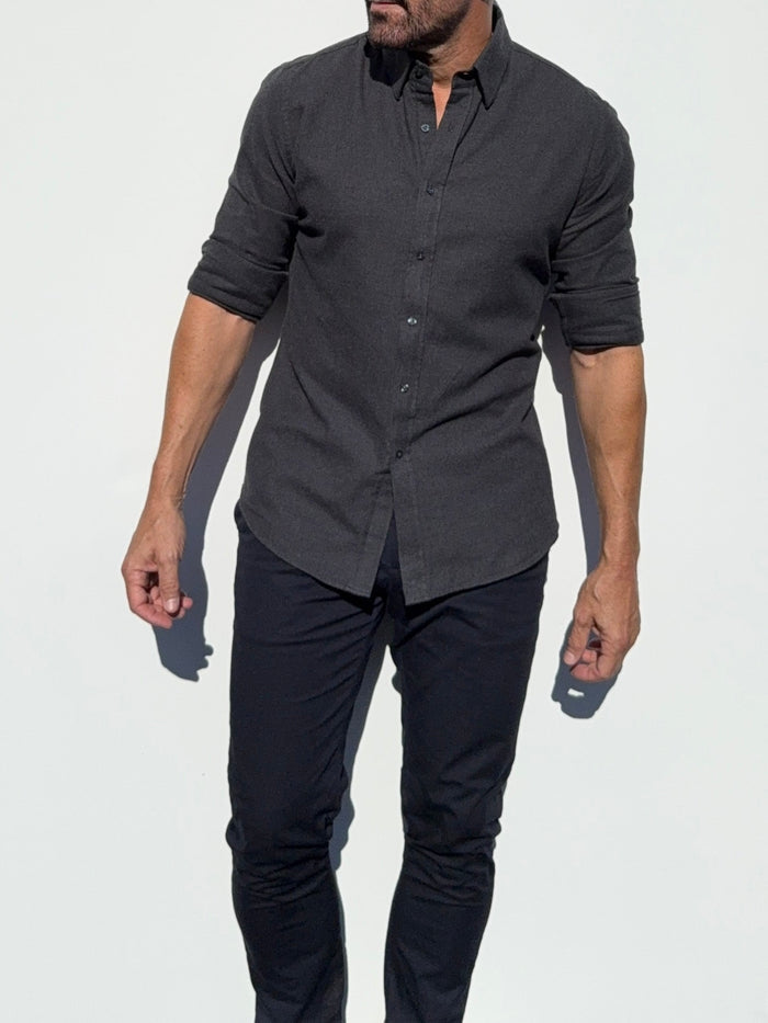 The No-Pocket Robust Flannel - Gray