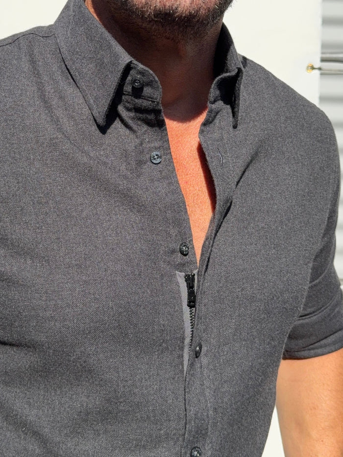 The No-Pocket Robust Flannel - Gray