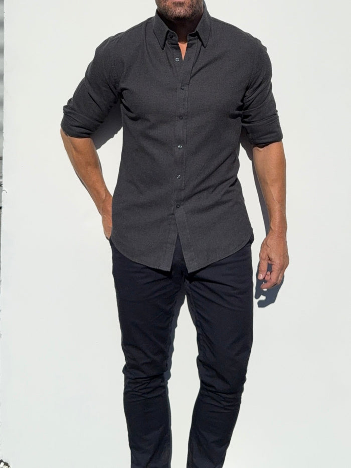 The No-Pocket Robust Flannel - Gray