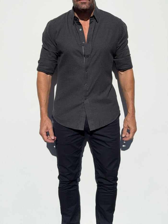 The No-Pocket Robust Flannel - Gray