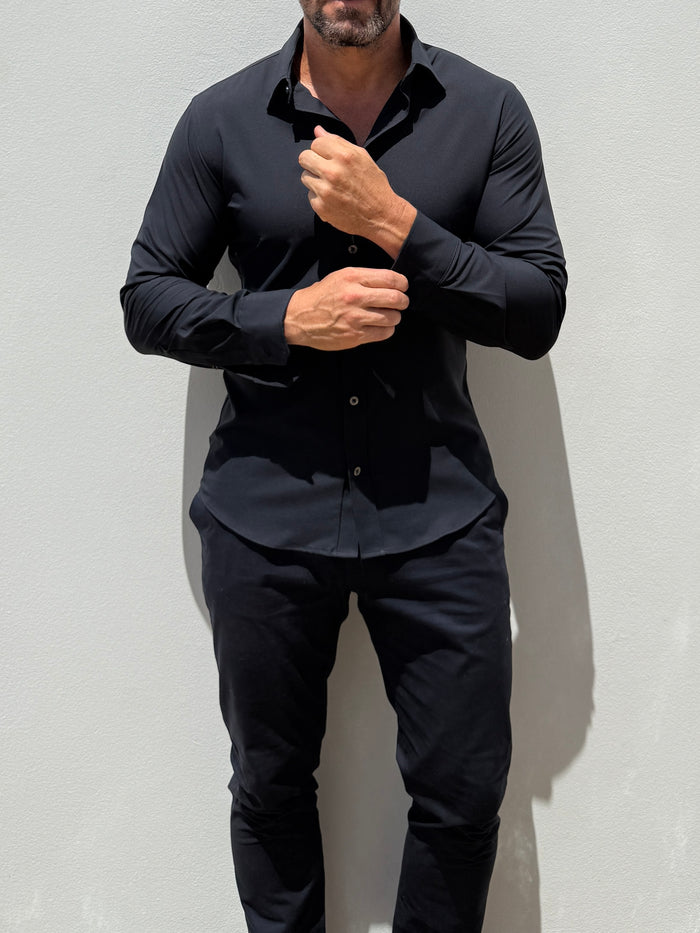 The Nomad Travel Shirt - Black