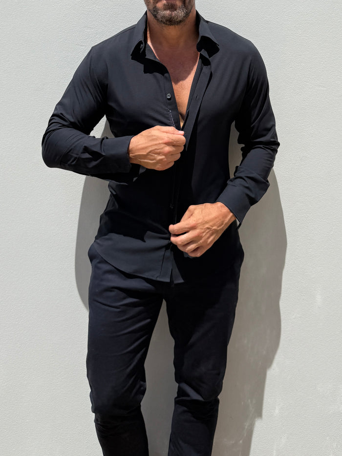 The Nomad Travel Shirt - Black