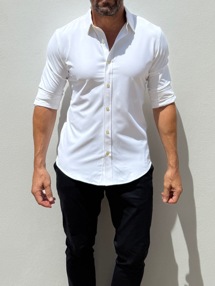 The Nomad Travel Shirt - White