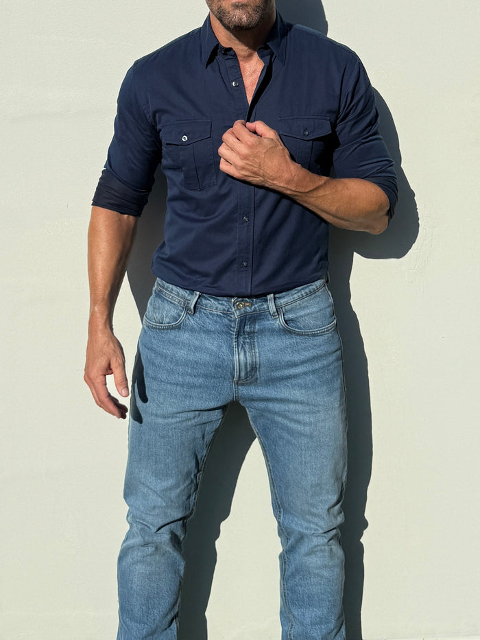 The NYTD Two-Pocket Twill - The NYTD Blue