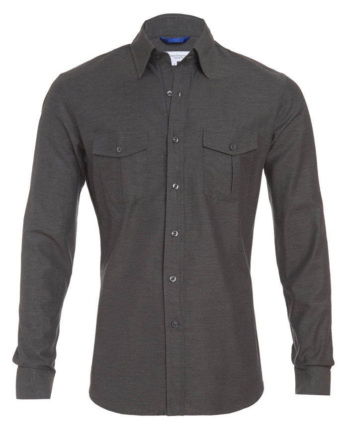 The NYTD Two-Pocket Twill - The NYTD in Gray Twill