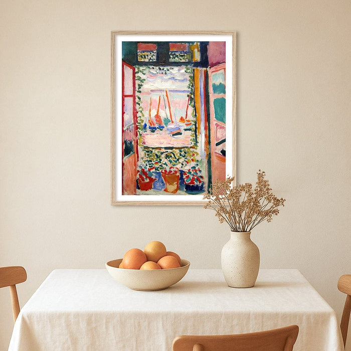The Open Window - Henri Matisse Art Print from our Australian Made Wall Art collection by Profile Australia