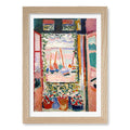 A4 (21 x 29.7cm) / Natural Oak Frame / White Border