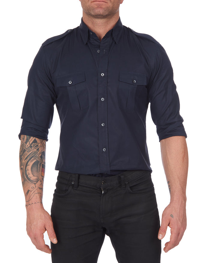 The Pilot Shirt - Navy