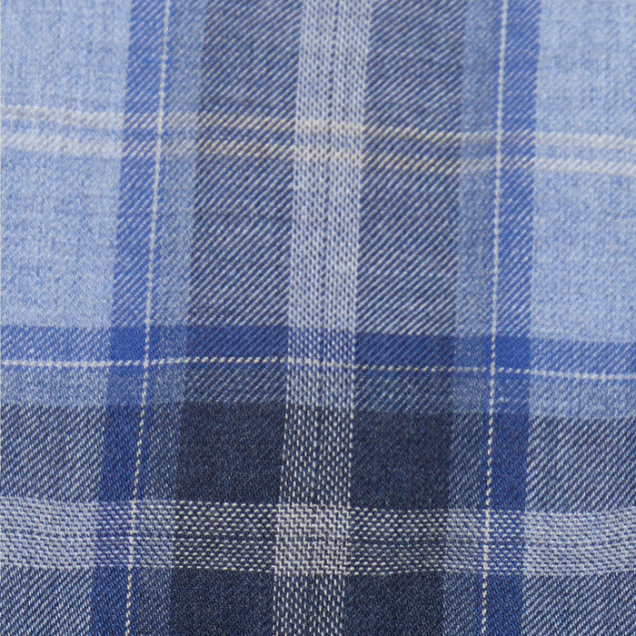 The Plaid Flannel Western - Blue Plaid Western