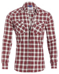 The Plaid Flannel Western - Bordeaux Plaid Western