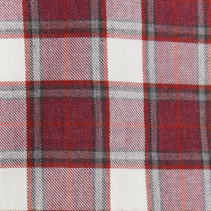 The Plaid Flannel Western - Bordeaux Plaid Western