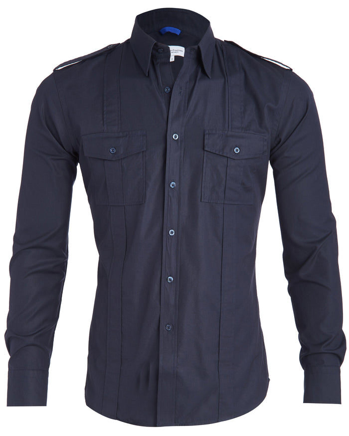 The Raider Shirt - Midnight Blue