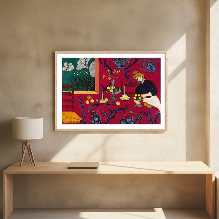 The Red Room - Henri Matisse Art Print from our Australian Made Wall Art collection by Profile Australia