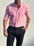 The Solid OCBD: Oxford Cloth Button Down in Red - Red