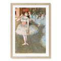 The Star - Edgar Degas Art Print A4 (21 x 29.7cm) / Natural Oak Frame / White Border from our Australian Made Framed Wall Art, Prints & Posters collection by Profile Australia