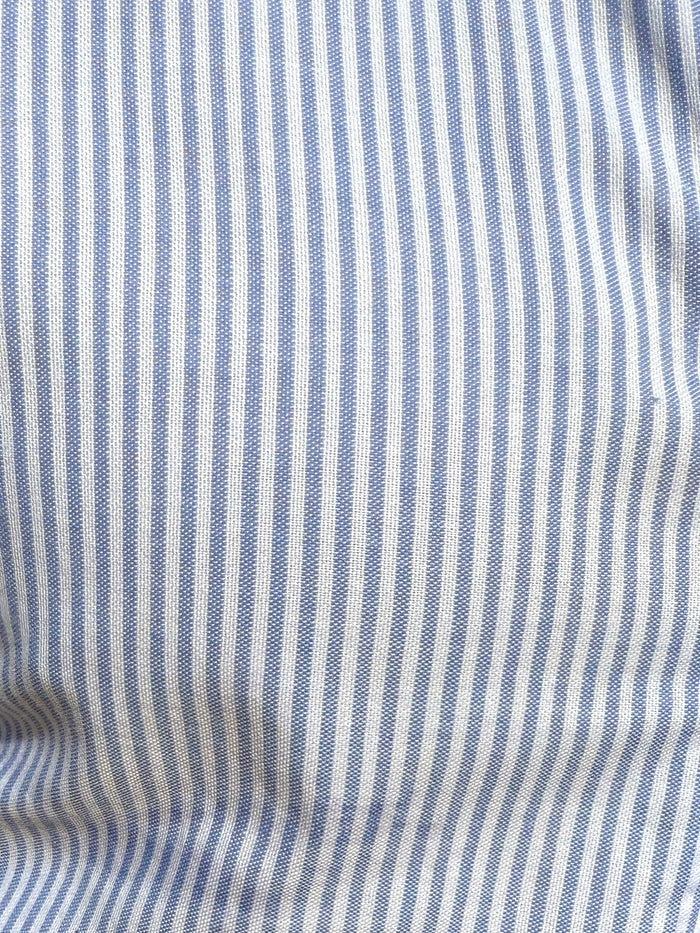The Striped OCBD - Light Blue Pinstripe