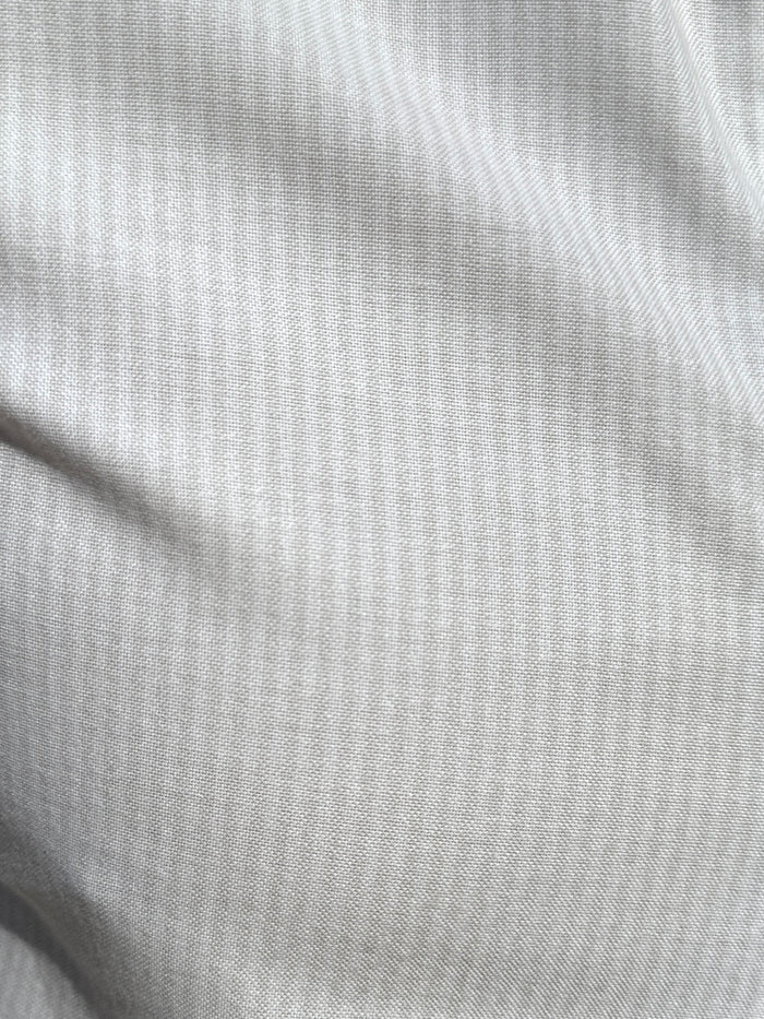The Striped OCBD - Silver Pinstripe