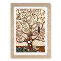 A4 (21 x 29.7cm) / Natural Oak Frame / White Border
