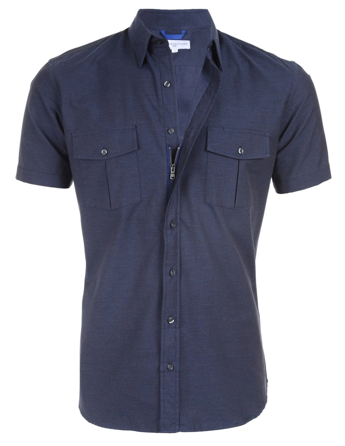 The Twill Cop Shirt - Midnight Blue
