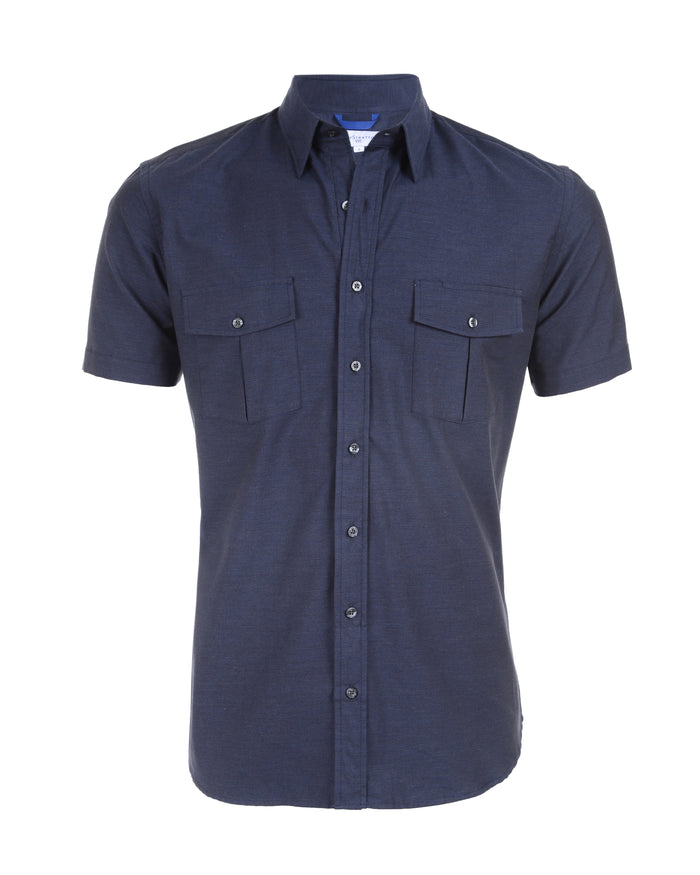 The Twill Cop Shirt - Midnight Blue