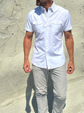 The Twill Cop Shirt - Optic White