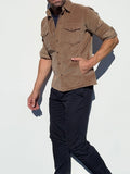 The Urban Legend Shirt Jacket in Corduroy - Camel