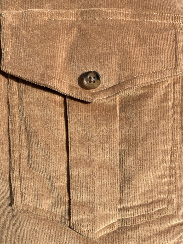 The Urban Legend Shirt Jacket in Corduroy - Camel