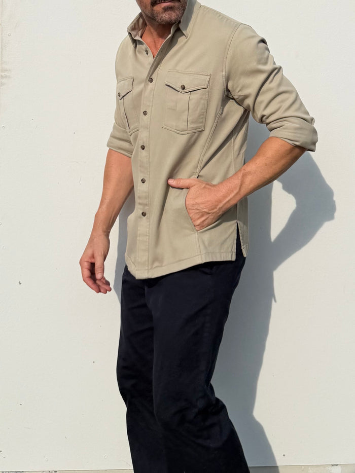 The Urban Legend Shirt-Jacket in Desert Tan - Tan
