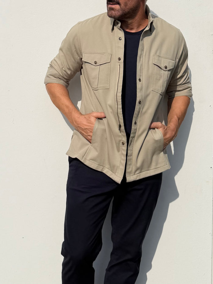 The Urban Legend Shirt-Jacket in Desert Tan - Tan