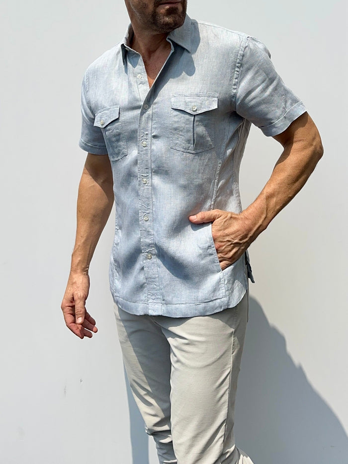 The Urban Legend w/Side Pockets - Light Blue Gray