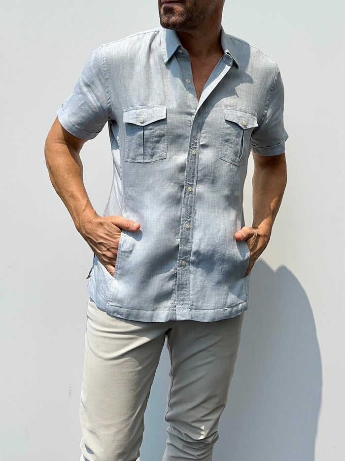 The Urban Legend w/Side Pockets - Light Blue Gray