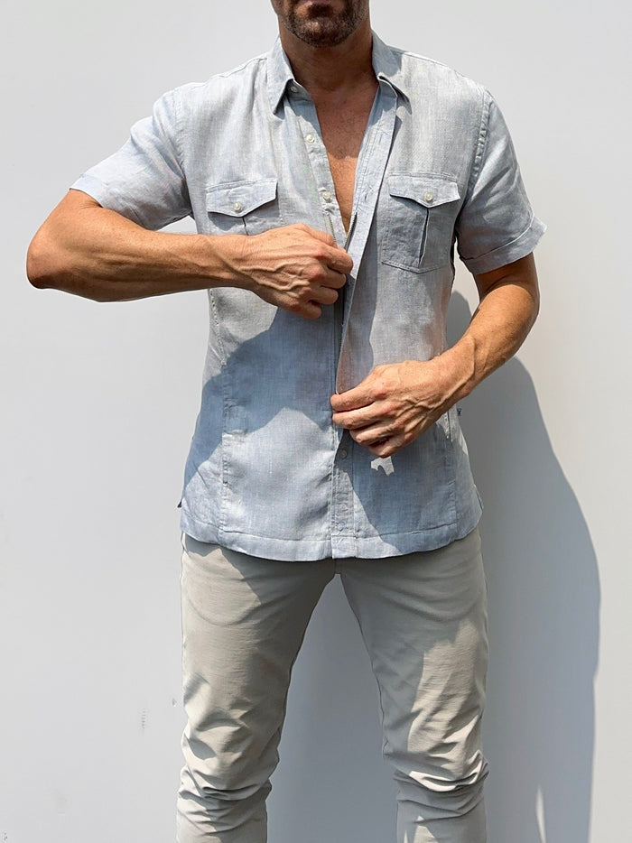 The Urban Legend w/Side Pockets - Light Blue Gray