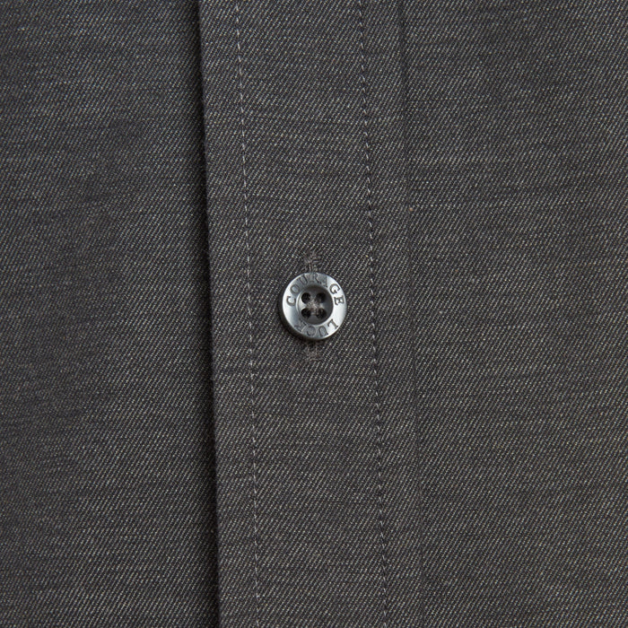 The Utility Shirt in Twill - Dark Gray
