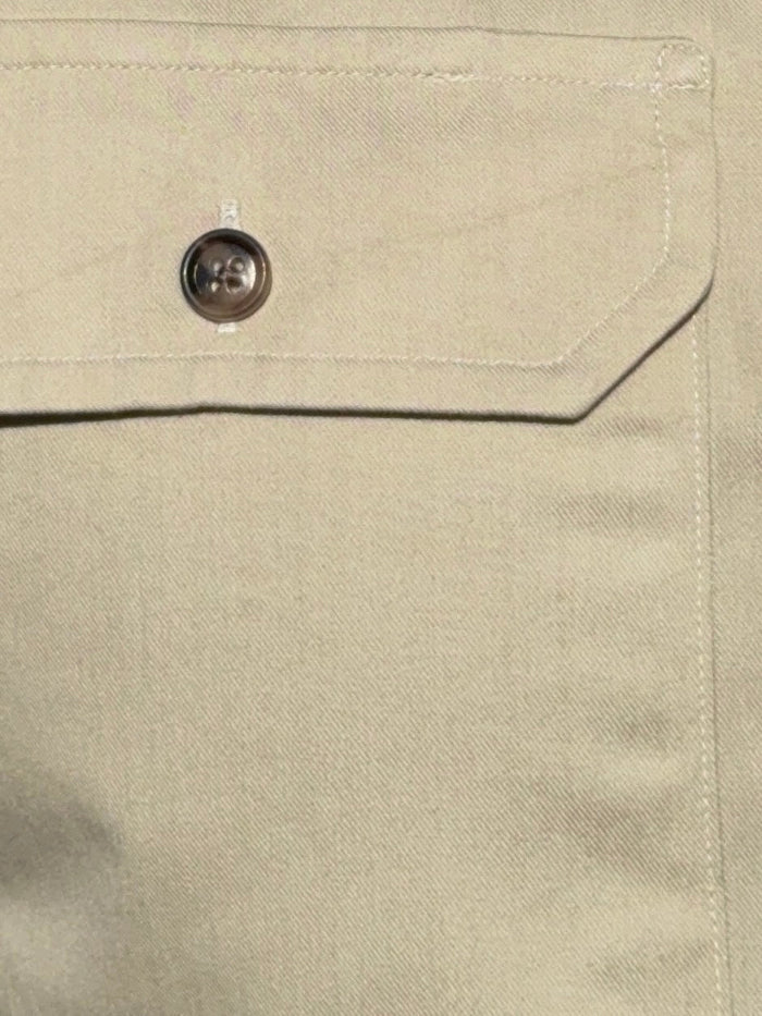 The Utility Shirt in Twill - Tan