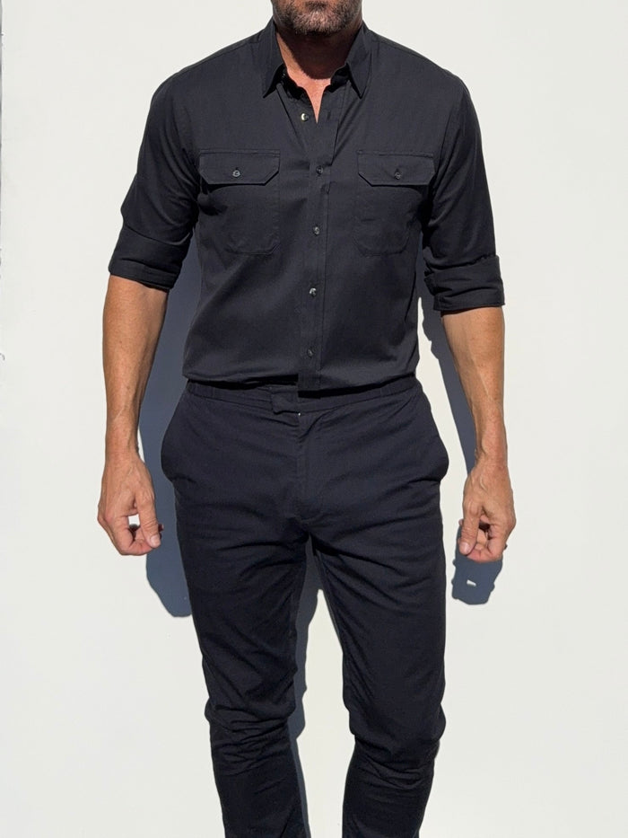 The Utility Shirt in Twill