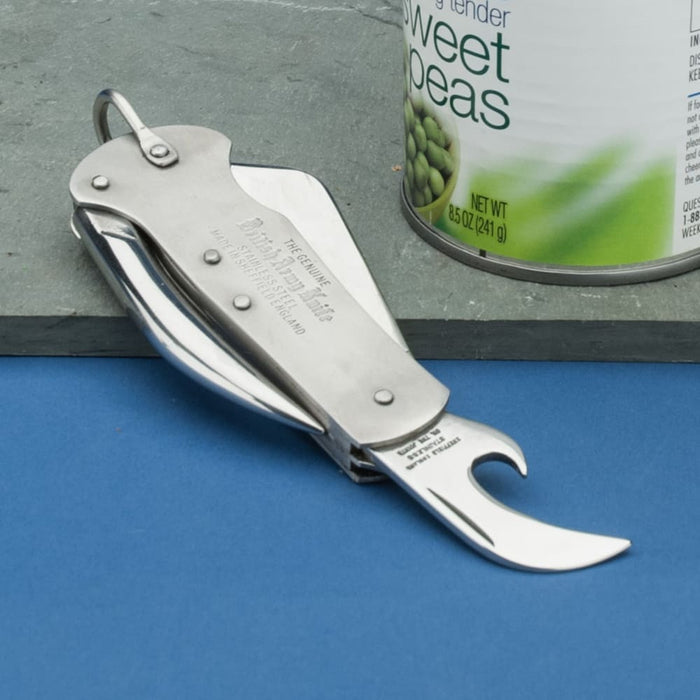 Three Bladed British Navy Knife with Marlinspike