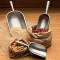 Three Heavy- Duty Cast Aluminum Scoops