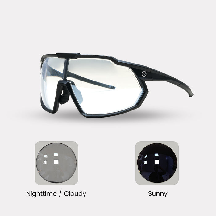 Black / Silver Photochromic Lenses