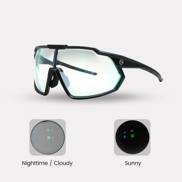 Black / Grey Photochromic Lenses