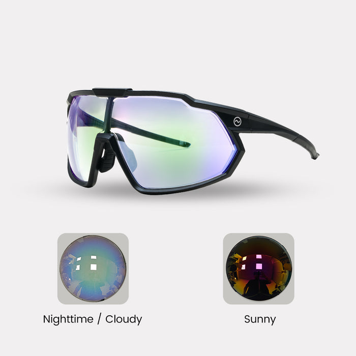 Black / Purple Photochromic Lenses