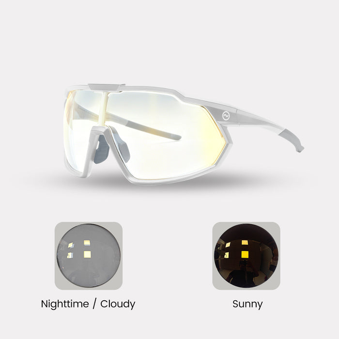 White / Gold Photochromic Lenses