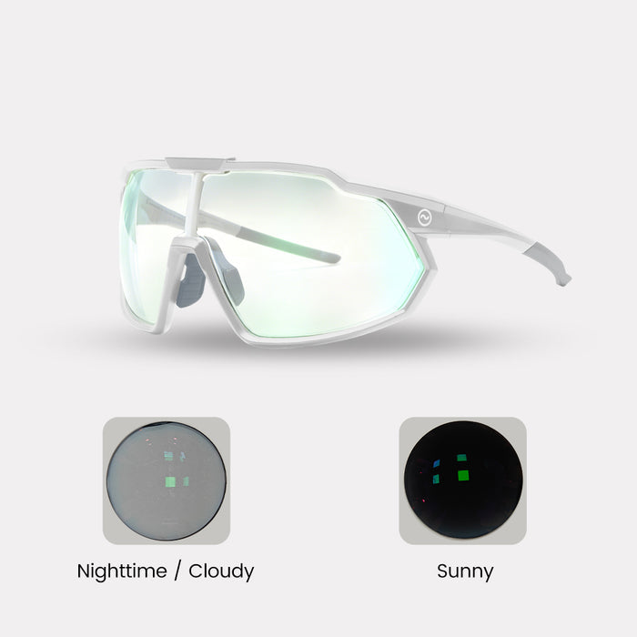 White / Grey Photochromic Lenses